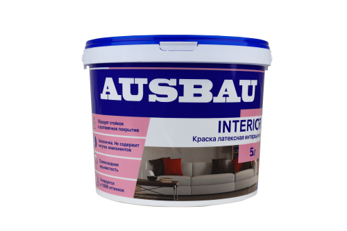 Краска интерьерная латексная AUSBAU INTERIOR (5 л) /90