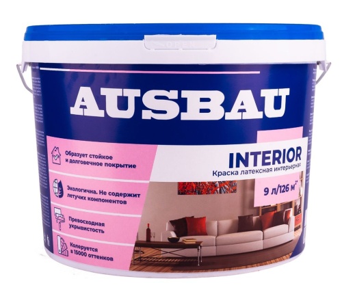 Краска интерьерная латексная AUSBAU INTERIOR (0,9 л) /144