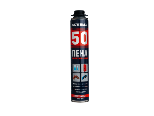 Пена монтажная профессиональная AUSBAU 50 ВСЕСЕЗОННАЯ /12
